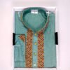 Exclusive Embroidery Cotton Panjabi-Sea Green
